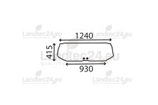 Rear window 83909858 flat and ti...